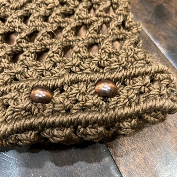 Vintage 1950s macrame purse - Picture 3 of 5